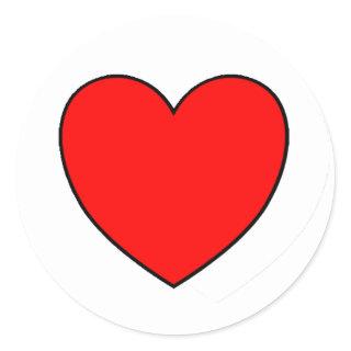Single Heart Sticker
