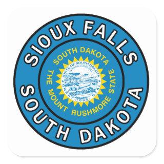 Sioux Falls South Dakota Square Sticker