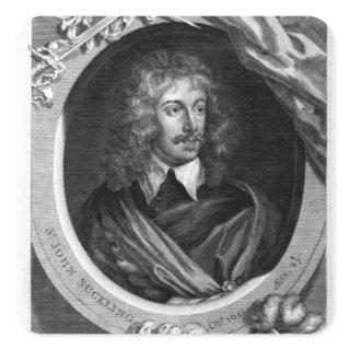 Sir John Suckling Square Sticker