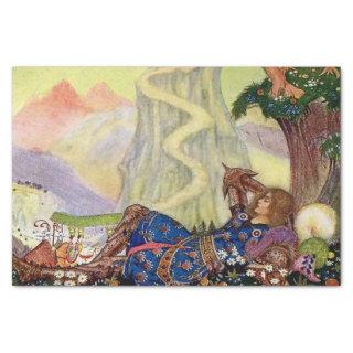 “Sir Lancelot Asleep” by Thomas Mackenzie Tissue Paper