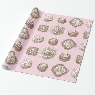Six Chocolate Truffles in a Repeated Design