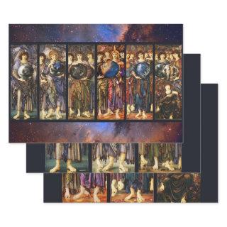 SIX DAYS OF CREATION ANGELS by Edward Burne Jones   Sheets