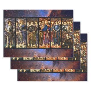 SIX DAYS OF CREATION ANGELS by Edward Burne Jones   Sheets