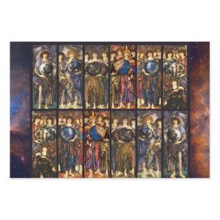 SIX DAYS OF CREATION ANGELS by Edward Burne Jones  Sheets