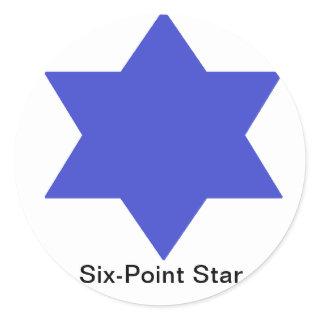 Six-Point Star Sticker