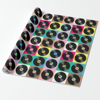 Sixties Retro Vintage Vinyl Record Pop Art
