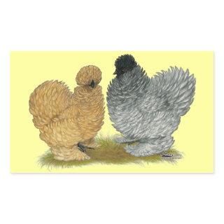 Sizzle Chickens Rectangular Sticker