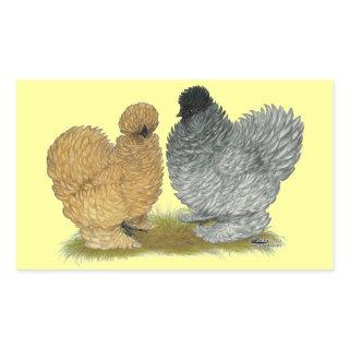 Sizzle Chickens Rectangular Sticker