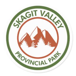 Skagit Valley Provincial Park Classic Round Sticker