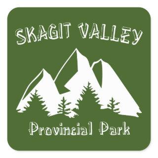 Skagit Valley Provincial Park Square Sticker