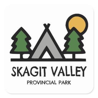 Skagit Valley Provincial Park Square Sticker