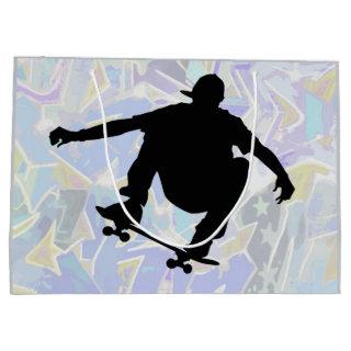 Skateboarder and Graffiti Design Gift Bag