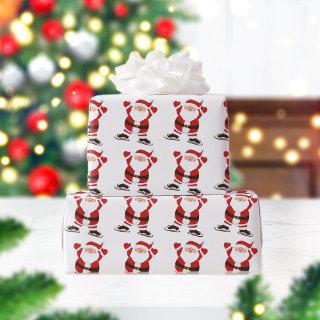 Skating Santa Claus