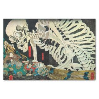 Skeleton manipulated by Witch, Kuniyoshi Tissue Paper