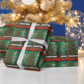 Skeletons and Colorful Ornaments Christmas