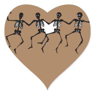 skeletons-human-dancing-funny heart sticker