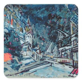 Sketch for the opera, 'The Tale of Tsar Saltan' Square Sticker