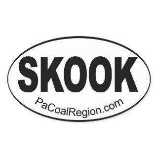Skook Oval Sticker