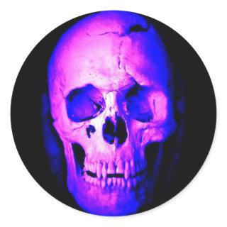 Skull Classic Round Sticker