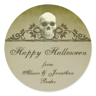 Skull Frame Halloween sticker