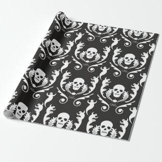 Skull & Ghosts Damask