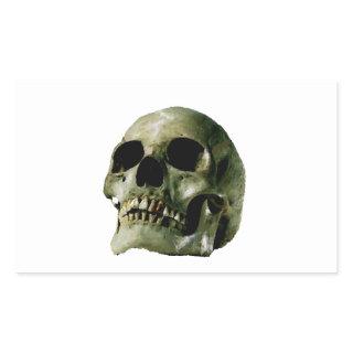 Skull Rectangular Sticker