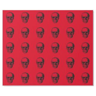 Skull Red Pop Art