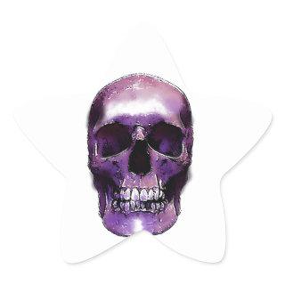 Skull Star Sticker