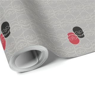 Skulls - Ghost Grey and Bone White