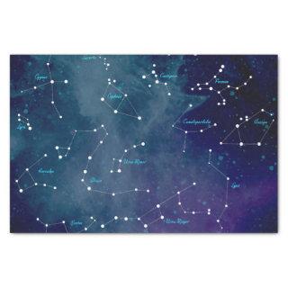 Sky Map Constellations Astronomy Tissue Paper