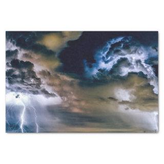 Sky Thunderstorm Clouds Decoupage Tissue Paper