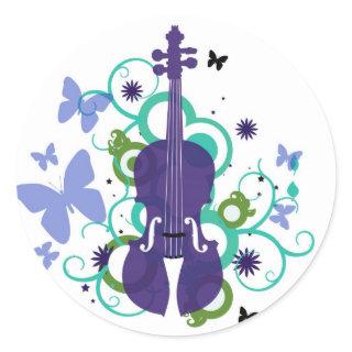 Sky Violin Stickers