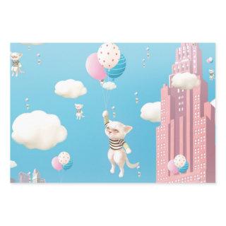 Skyward Bound Kittens  Sheets