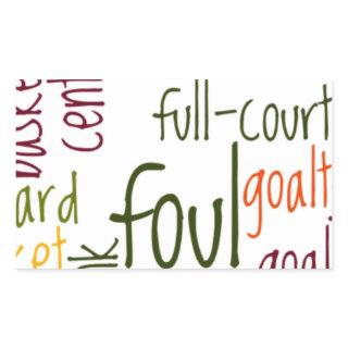 Slam Dunk Dreams: Basketball – Game of Champions Rectangular Sticker