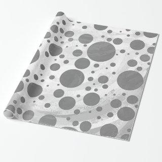 Slate Gray Polka Dot Pattern