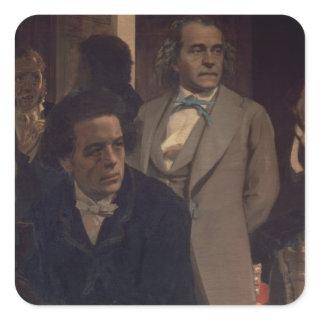Slavonic Composers Square Sticker