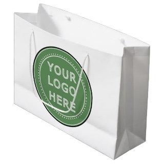 Sleek, contemporary, polished,& customizable. large gift bag