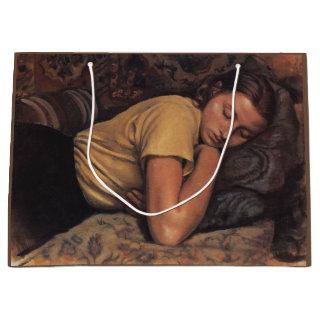 Sleeping Katya (by Serebriakova) Large Gift Bag