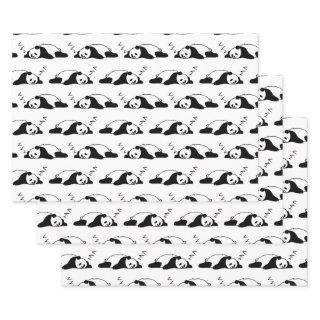 Sleeping Panda ZZZ Bear Lover Lazy Nap Animals  Sheets