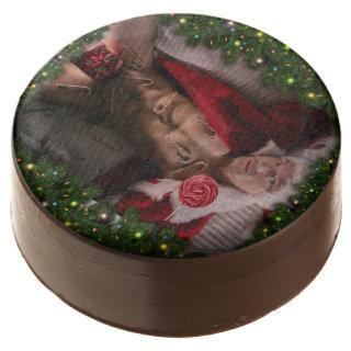 SlipperyJoe candy canes male chest lollipop colorf Chocolate Covered Oreo