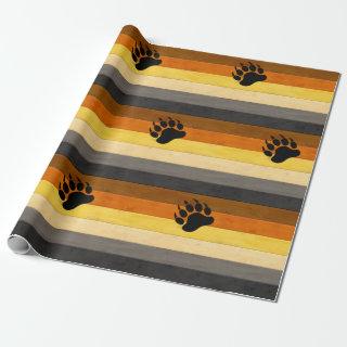 SlipperyJoe's Bear Pride flag wooden floor texture