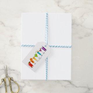 SlipperyJoe's Cheers alcohol cocktail pride neon c Gift Tags