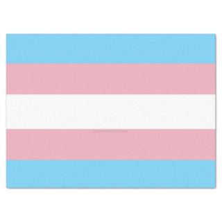 SlipperyJoe's transgender pride flag diversity rig Tissue Paper