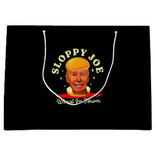 Sloppy Joe Biden Anti President  Large Gift Bag