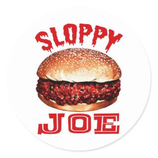Sloppy Joe Classic Round Sticker