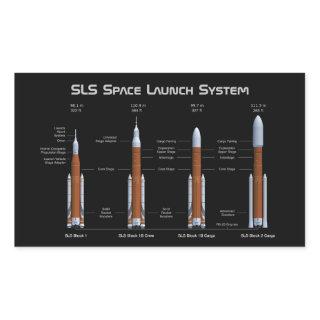 SLS Space Launch System Rectangular Sticker
