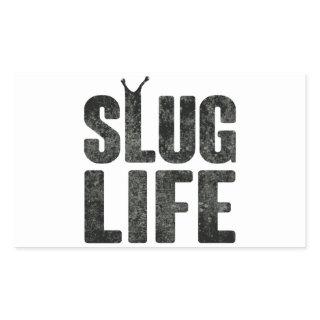Slug Life Thug Life Rectangular Sticker