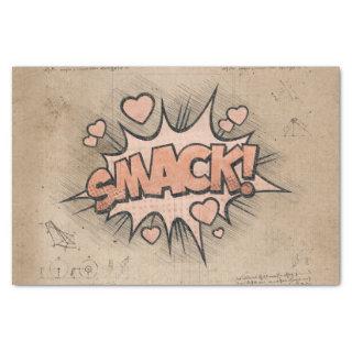 SMACK! Vintage Comic Book Steampunk Pop Art Tissue Paper