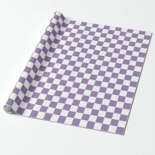 Small Checkers Lavender Purple White Checkered