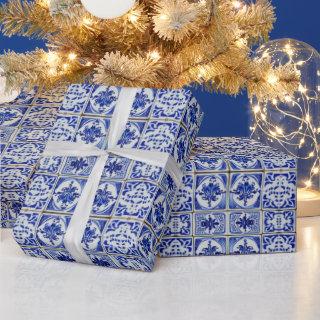 Small Dutch Tiles in Blue and White Patterns